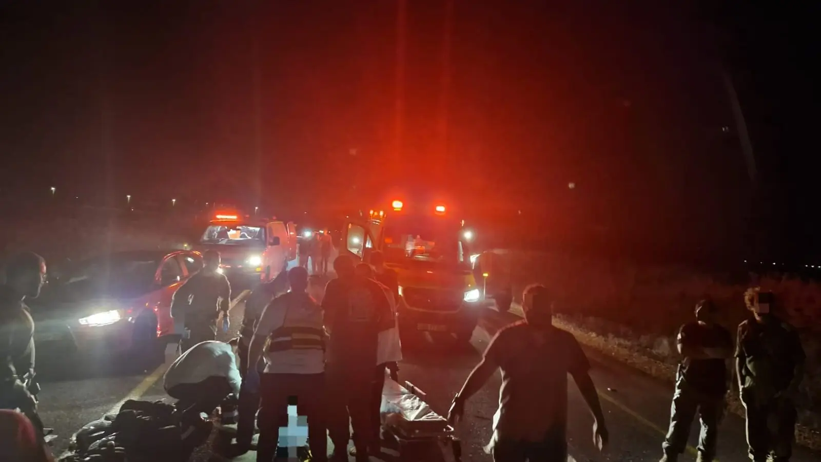 11 פצועים בתאונה בכניסה לנטור: 2 נערים במצב בינוני ו-9 במצב קל