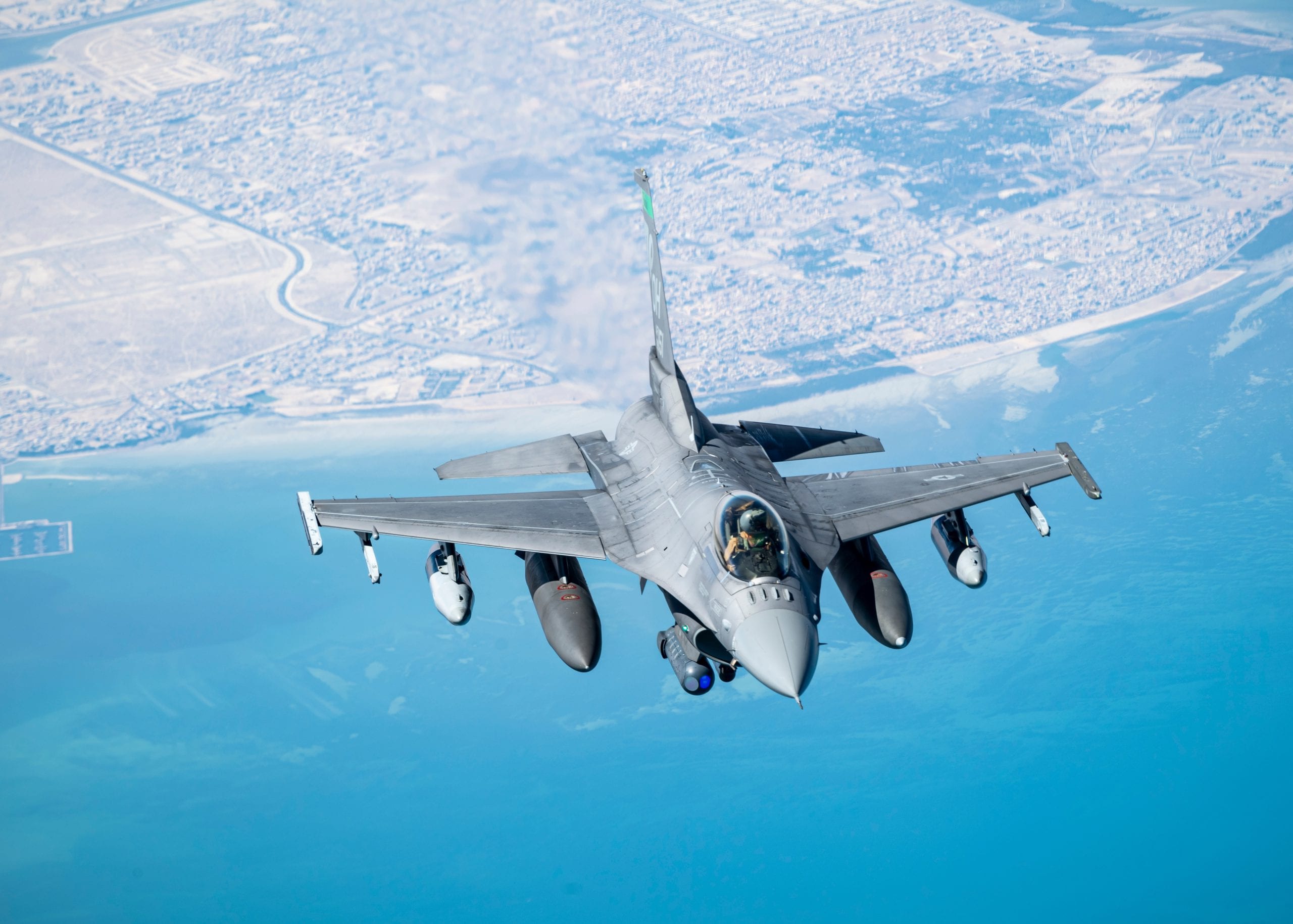 מטוס F-16 אמריקני התרסק בגרמניה, הטייס ניצל