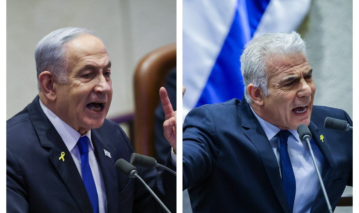 לפיד: להעיף את השקר של "החרימו את ביבי"