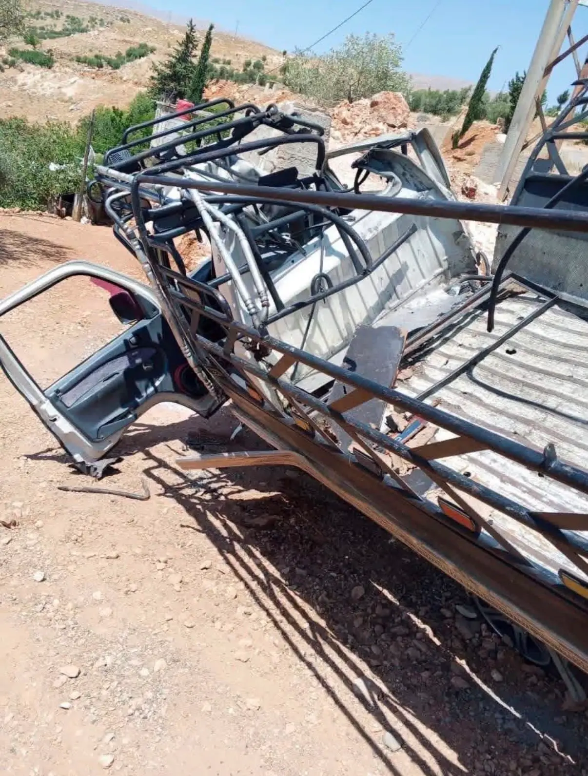 דיווח באל-ג'זירה: כטב"ם ישראלי תקף רכב בפרברי דמשק | תיעוד