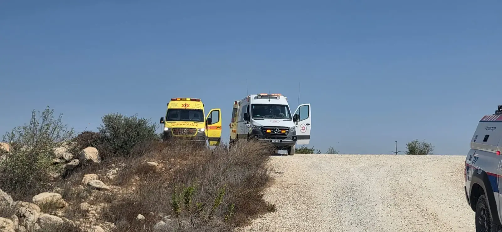 פיגוע דקירה בשומרון: בן 20 במצב קשה, המחבל נמלט