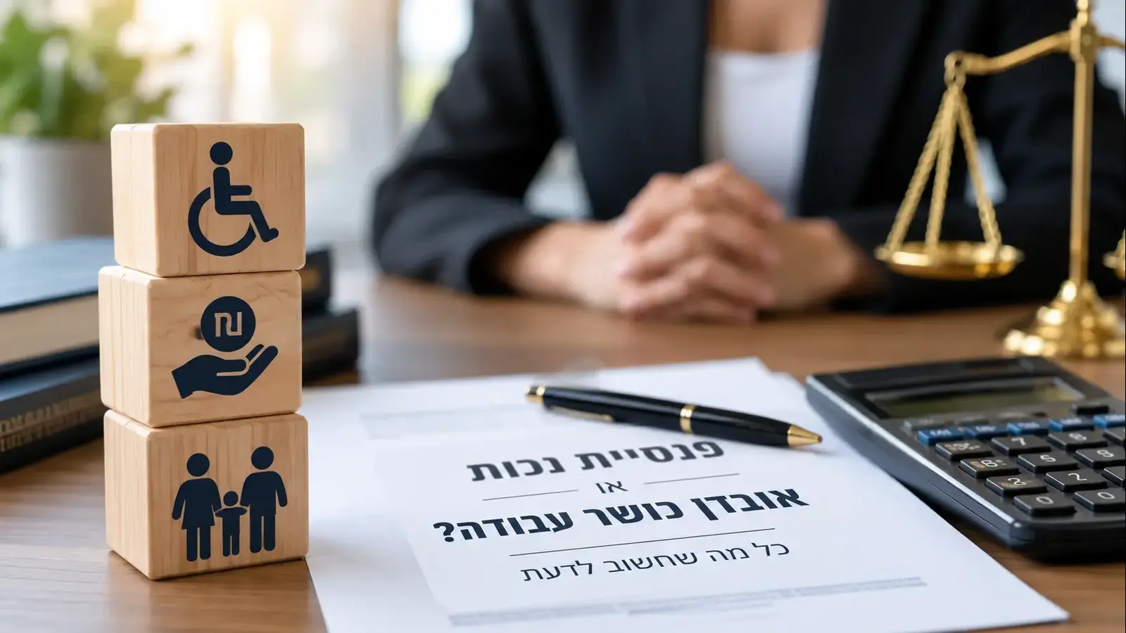פנסיית נכות מול אובדן כושר עבודה: המדריך שיכול להציל את הביטחון הכלכלי שלכם