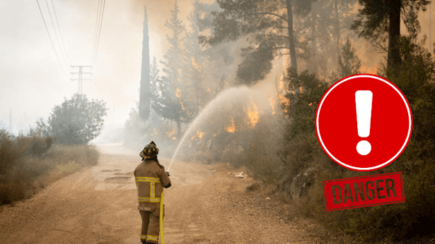 שריפת ענק משתוללת בישראל: אלו ההנחיות לציבור הנהגים