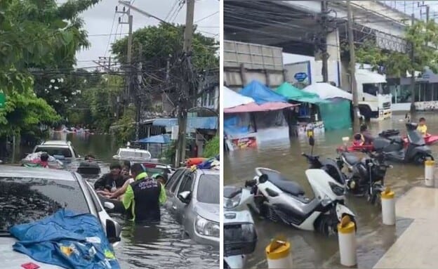 ההצפות בבנגקוק נמשכות: שגרירות ישראל מזהירה מגשמים כבדים בתאילנד