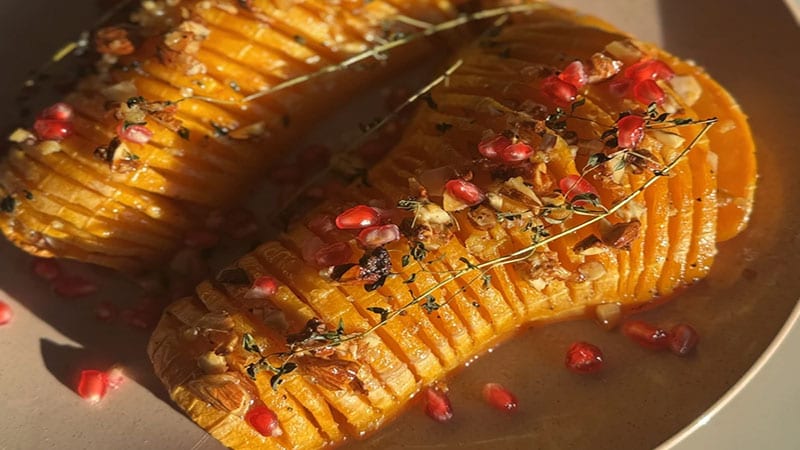 Honey-Garlic Butternut Squash