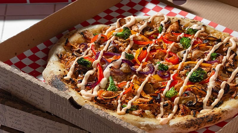 Loaded BBQ Chicken Pizza