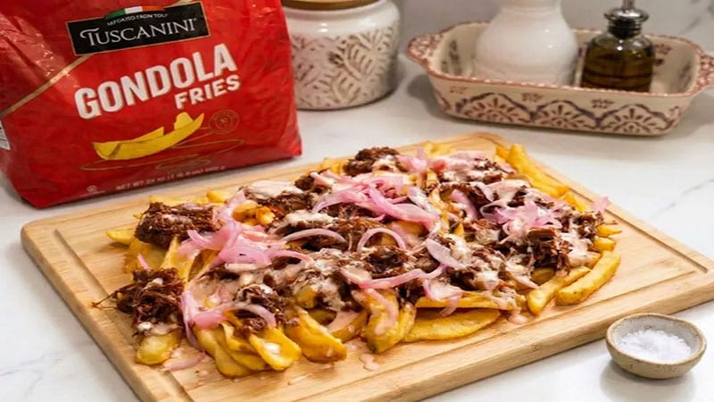 Loaded BBQ Brisket Gondola Fries
