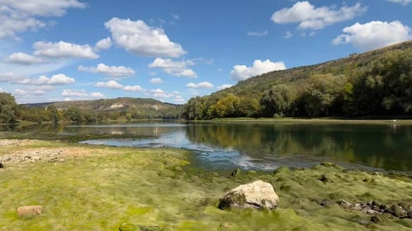 Уровень воды в Днестре в Украине и Молдове упал до рекордного минимума