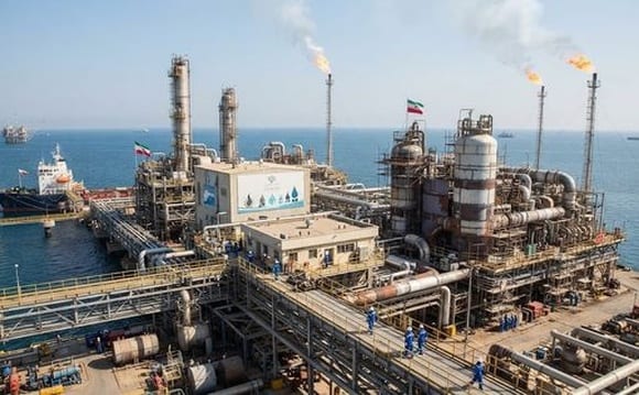 Иран восстановил половину мощностей на месторождении Южный Парс