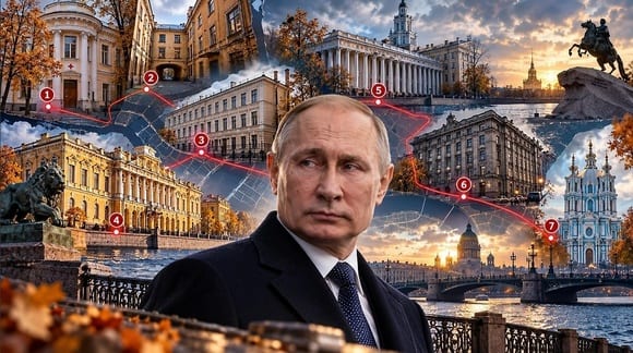 В Петербурге появился маршрут по семи местам из биографии Путина