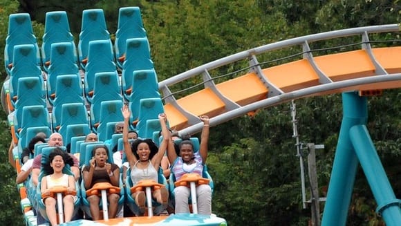 Трагедия на американских горках в парке Six Flags в США