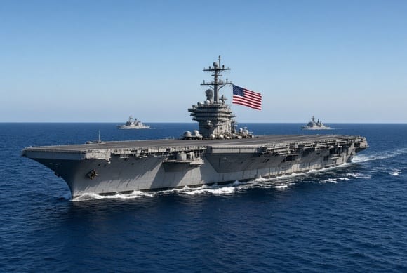 США направляют авианосец "Теодор Рузвельт" и морпехов на Ближний Восток