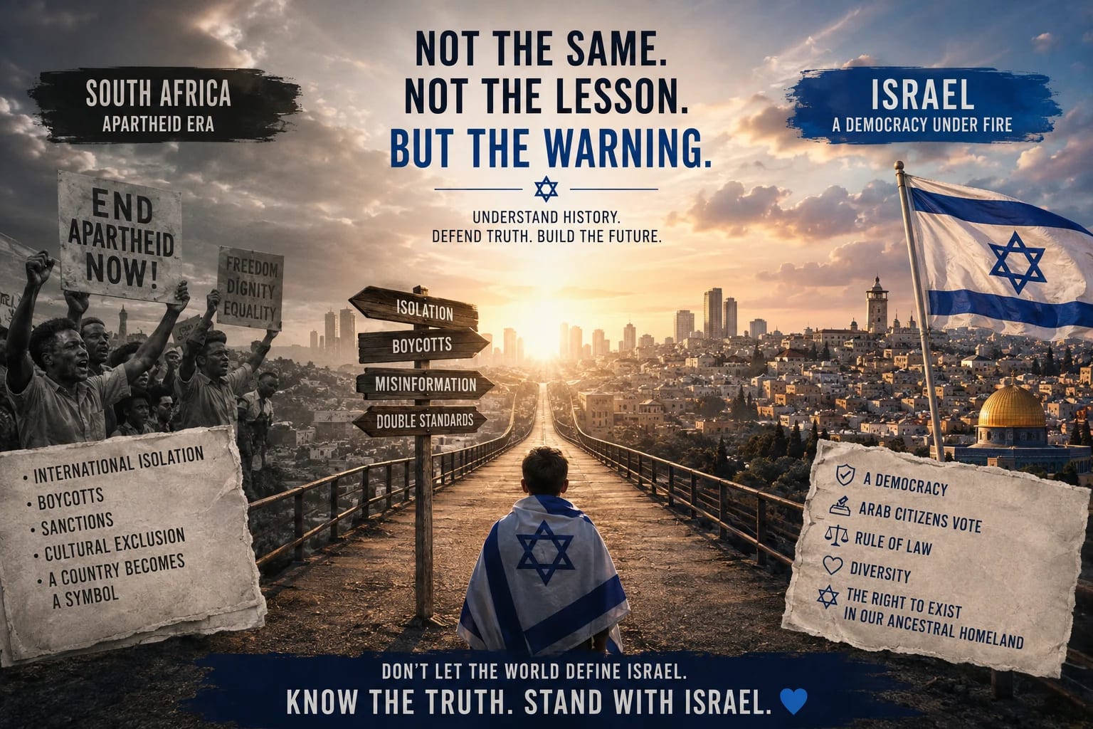 Israel Is Not Apartheid South Africa, But It Should Study Its Isolation