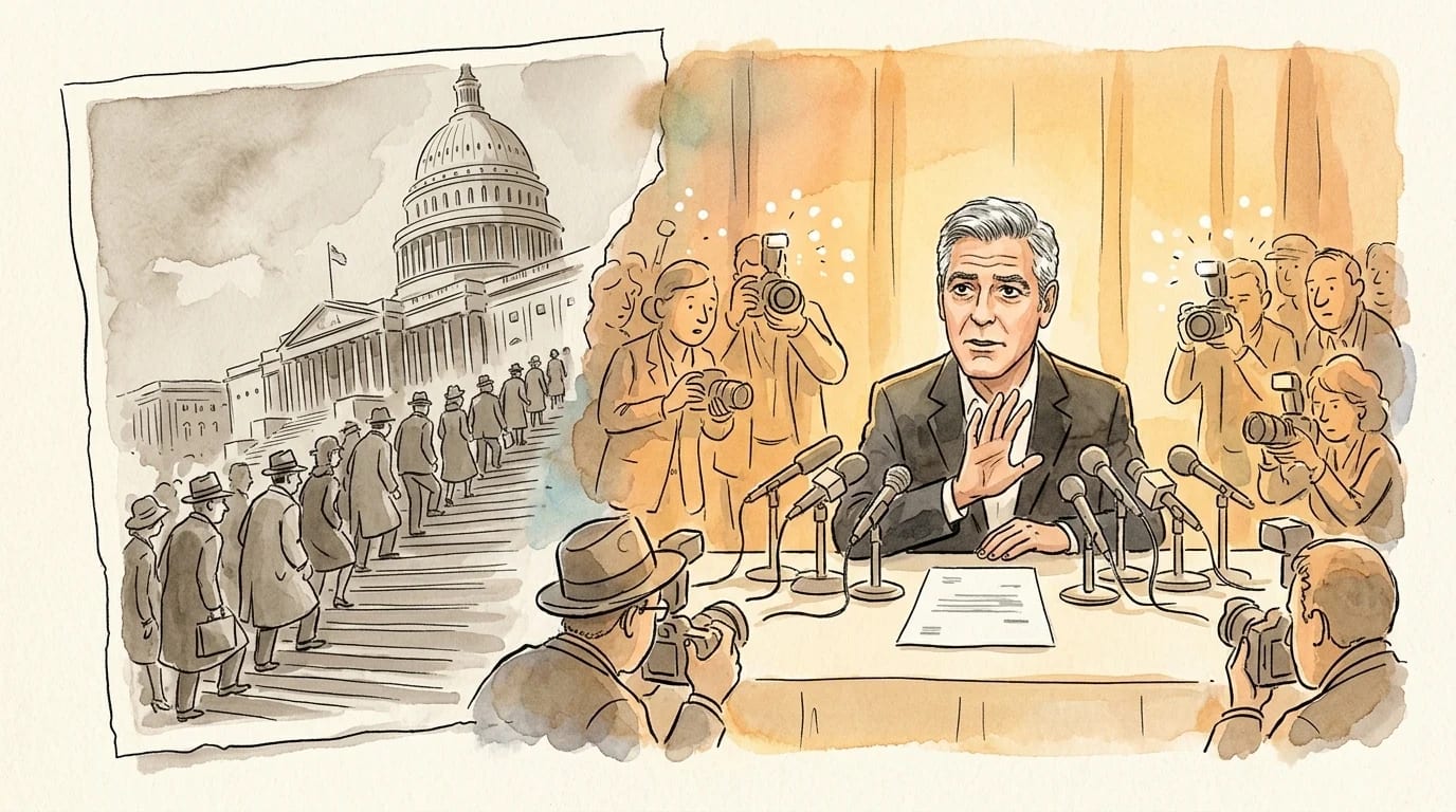 George Clooney Defended a Right Nobody Threatened