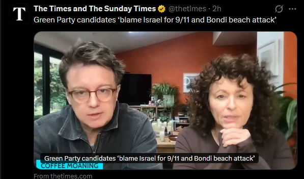 The twisted call for the destruction of only Israel by the British Green Party