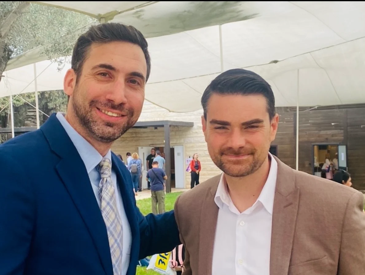 Meeting Renowned Conservative Pundit Ben Shapiro in Israel before October 7th