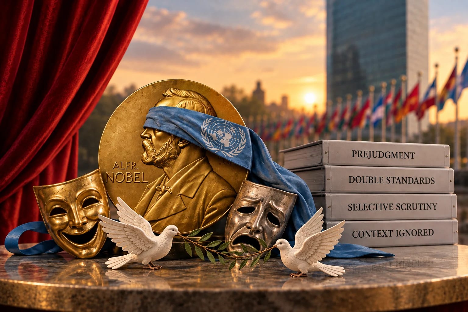 How (not) to award a Nobel Peace Prize: A satire in 4 acts