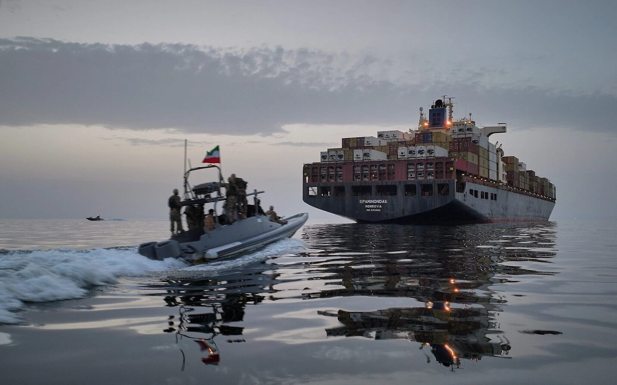 Iranian Revolutionary Guards Navy says it struck oil tanker in Strait of Hormuz