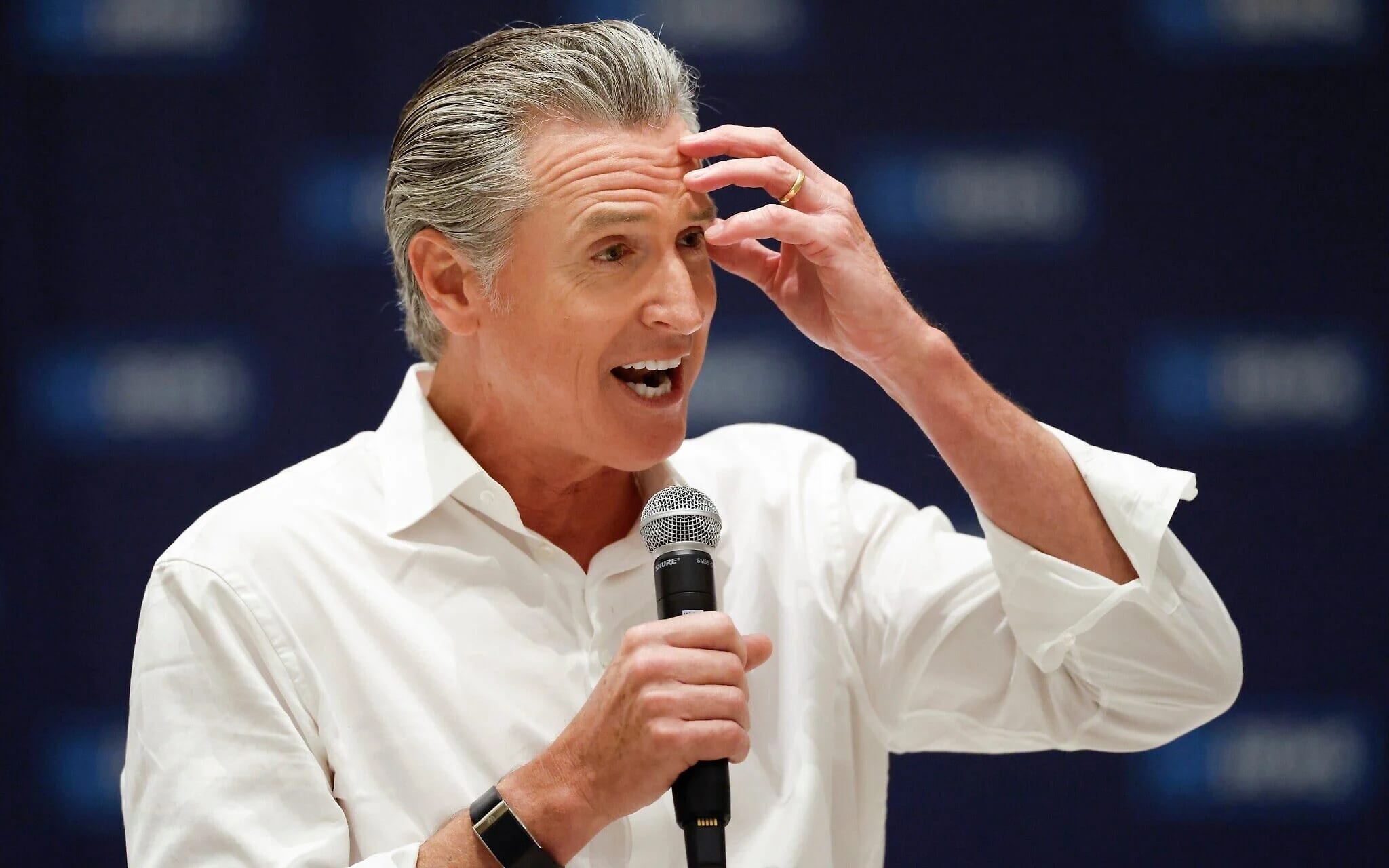 Gavin Newsom says Democrats ‘overwhelmingly opposed to the current regime in Israel’