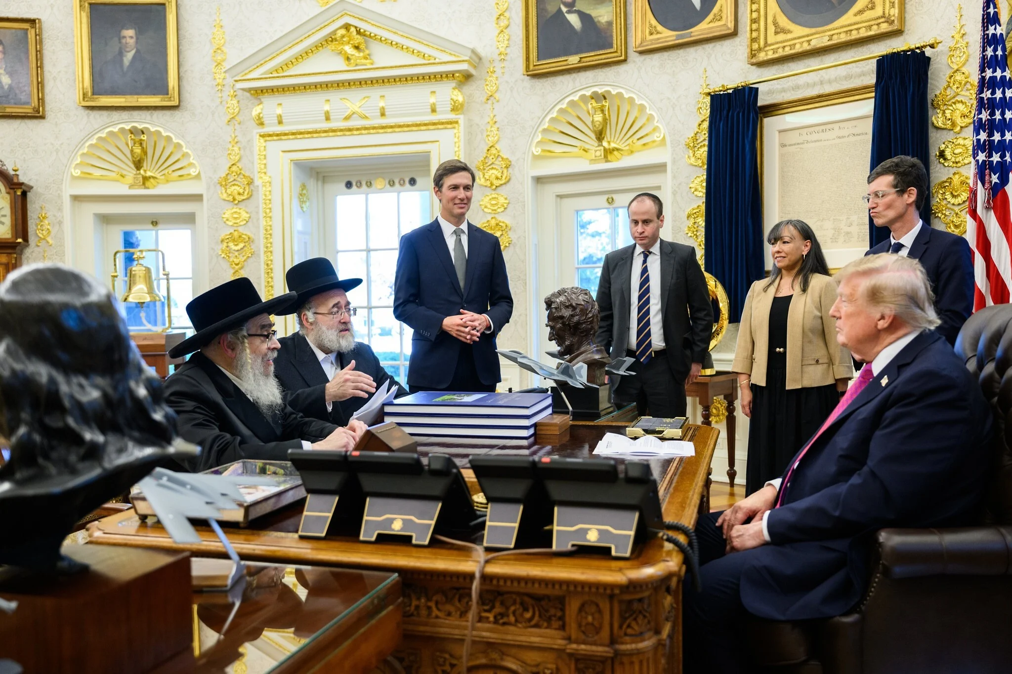 NY Hasidic rabbis reportedly discuss Israel’s draft crisis in meeting with Trump