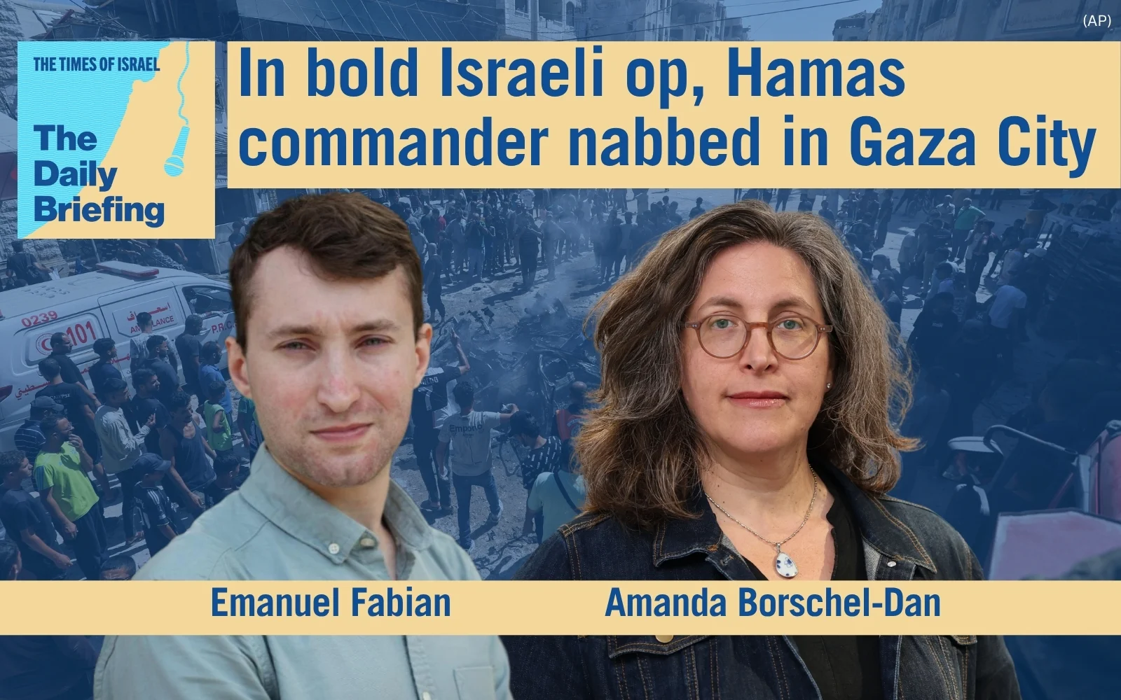 Daily Briefing Sept. 2 – In bold Israeli op, Hamas commander nabbed in Gaza City