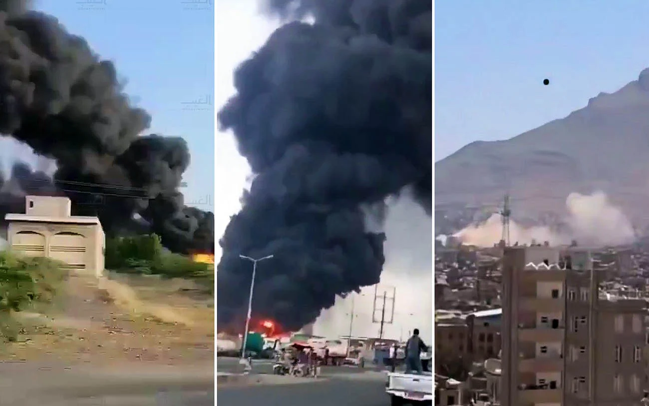 Saudi Arabia strikes oil facility in Yemen capital Sanaa as Houthis up threats