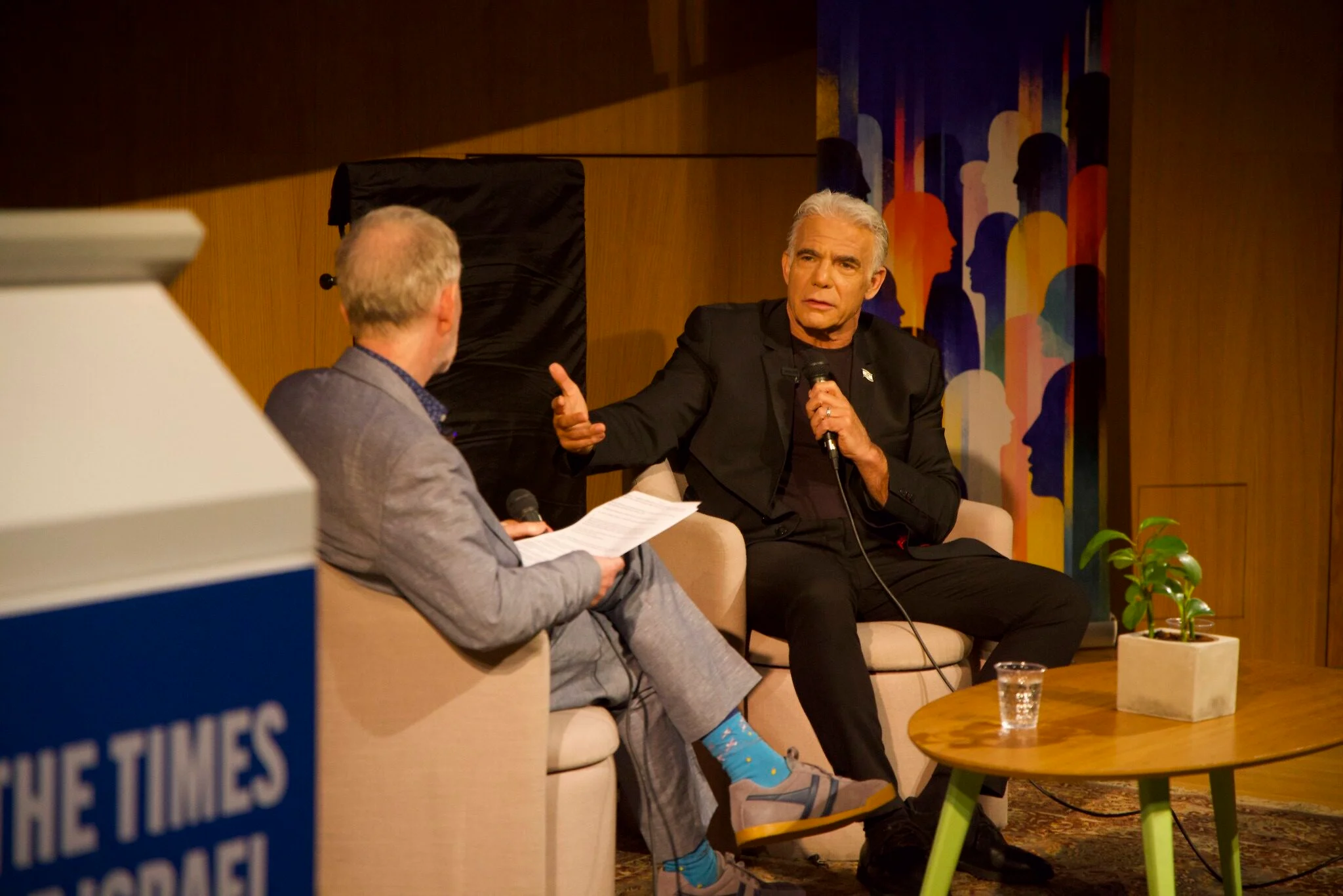 At ToI event, Lapid warns president against meddling in post-election coalition talks