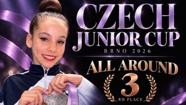 Израильская гимнастка Мария Мячина завоевала пять медалей Czech Junior Cup