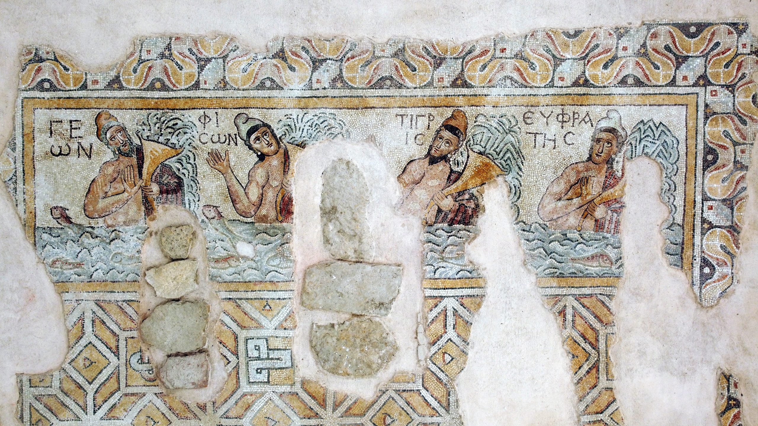 Byzantine Mosaics in Turkey Portray Eden’s Rivers as Classical River Deities