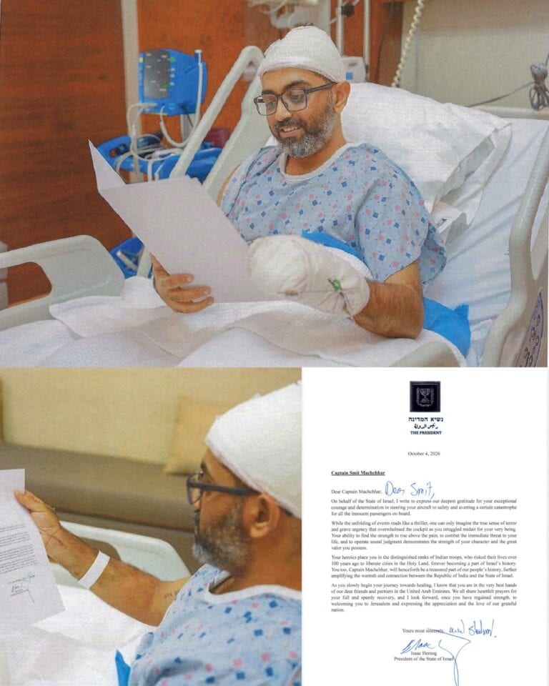 ‘Great Valor’: Herzog Sends Letter To Wounded Flydubai Captain Who Helped Avert Disaster