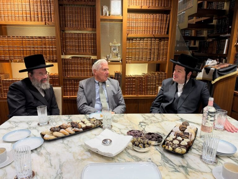 Nassau County Executive Bruce Blakeman Holds Roundtable With Williamsburg Philanthropist on Jewish Community Issues