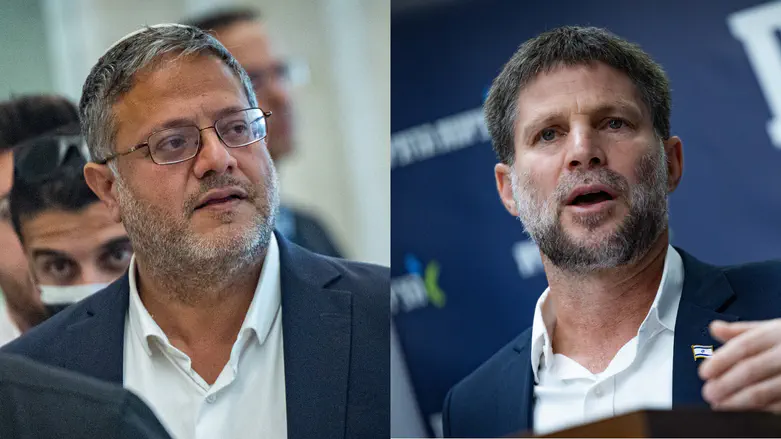 סקר ערוץ 14: שוויון בין סמוטריץ' לבן גביר