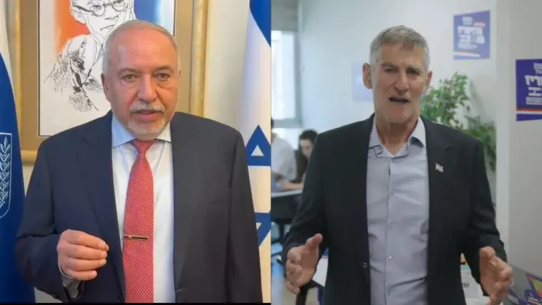 ליברמן: "יאיר גולן משחק לידיו של נתניהו"; גולן: "תפסיק לשרת את הקמפיין שלו"