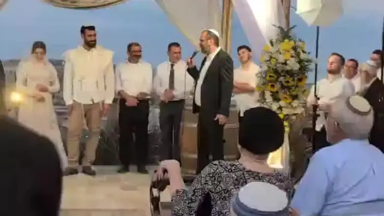 מרגש | כך הנציח החתן את חברו הלל יניב
