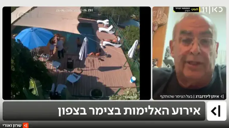 ביקש מהאורחים להנמיך את המוזיקה - והותקף: "תפס אותי בגרון"