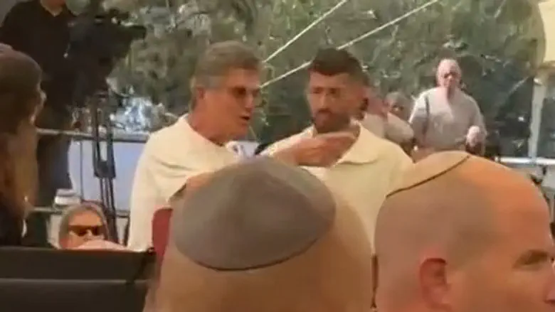 ‘You didn’t protect my son’: Memorial ceremony erupts as bereaved father heckles Netanyahu