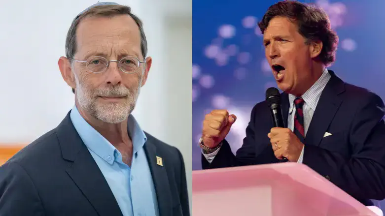 Feiglin fires back at Tucker Carlson: 'Who are you to lecture us on morality?'