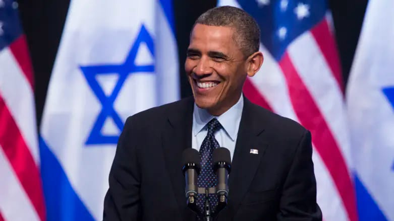 Obama claims Israel takes land from Palestinians