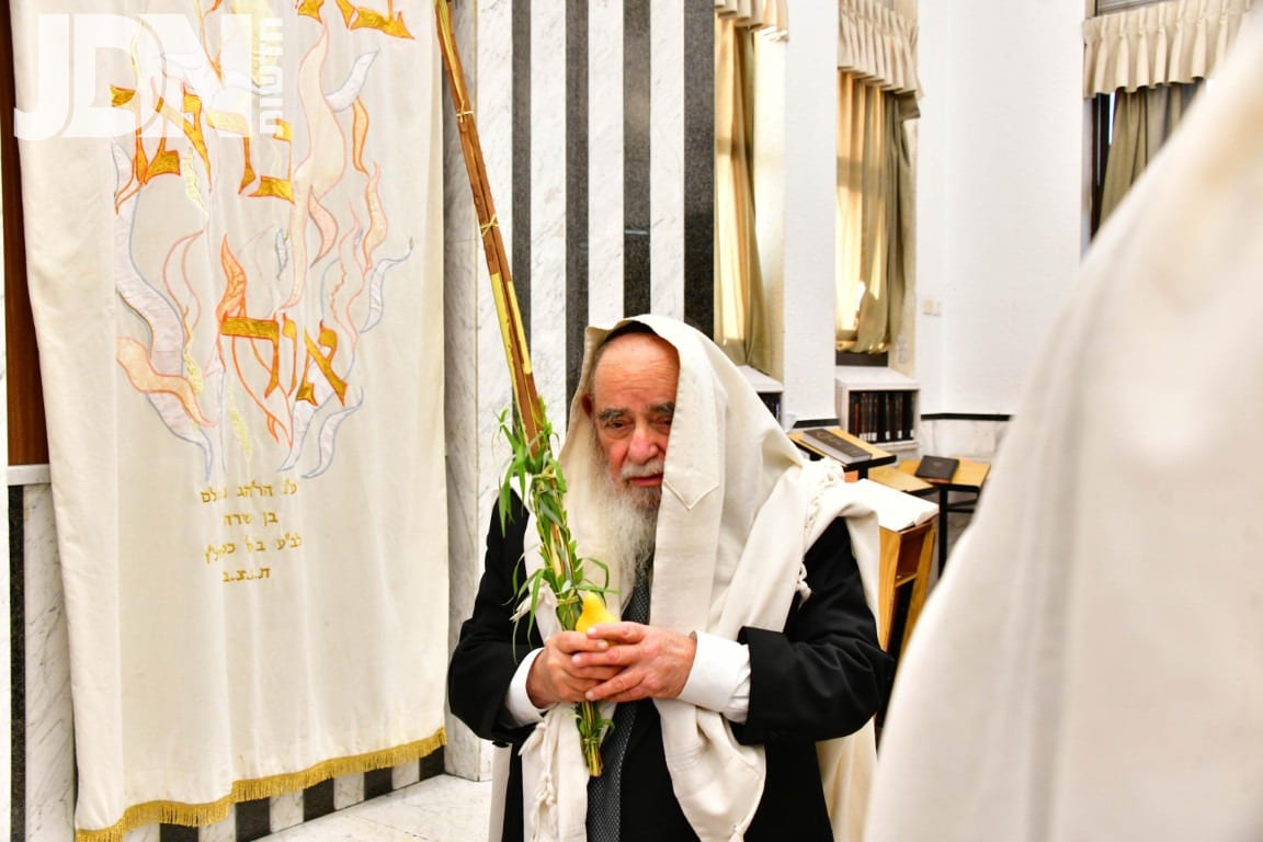 הושענא רבא במחיצת הגר"א סאלים