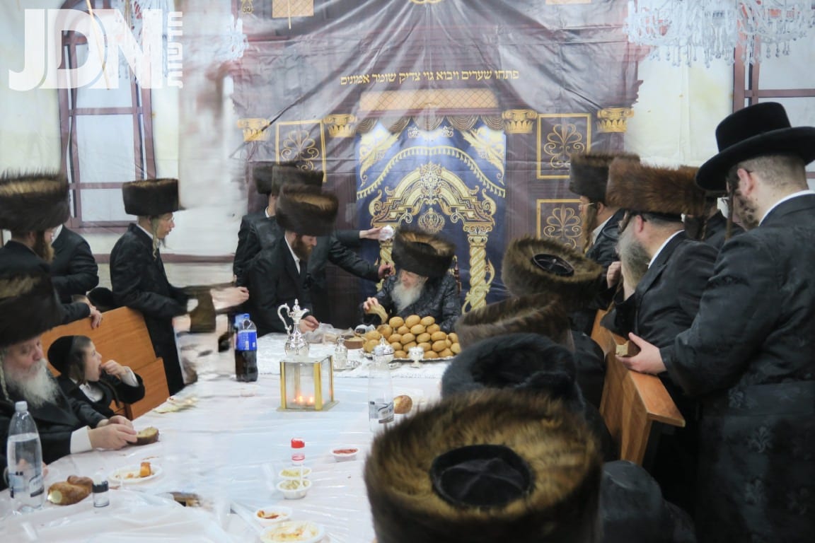 חג הסוכות בחצר הקודש שומרי אמונים אשדוד