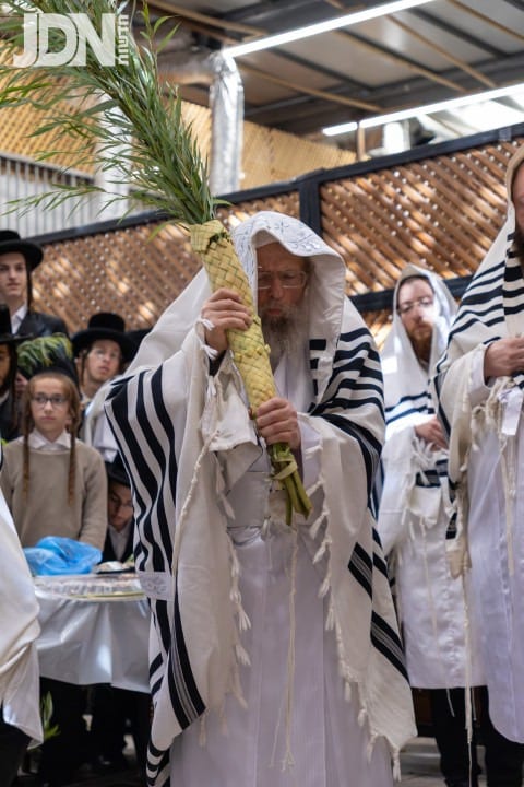 מראות מחג הסוכות בחצה"ק פינסק קרלין