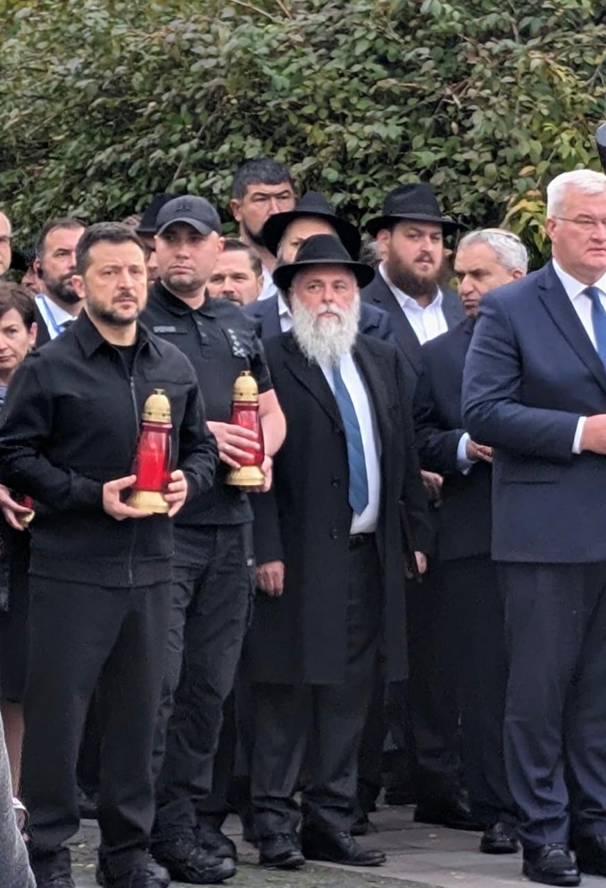 במעמד הנשיא זלנסקי: אוקראינה ציינה 85 שנה לטבח בבאבי יאר