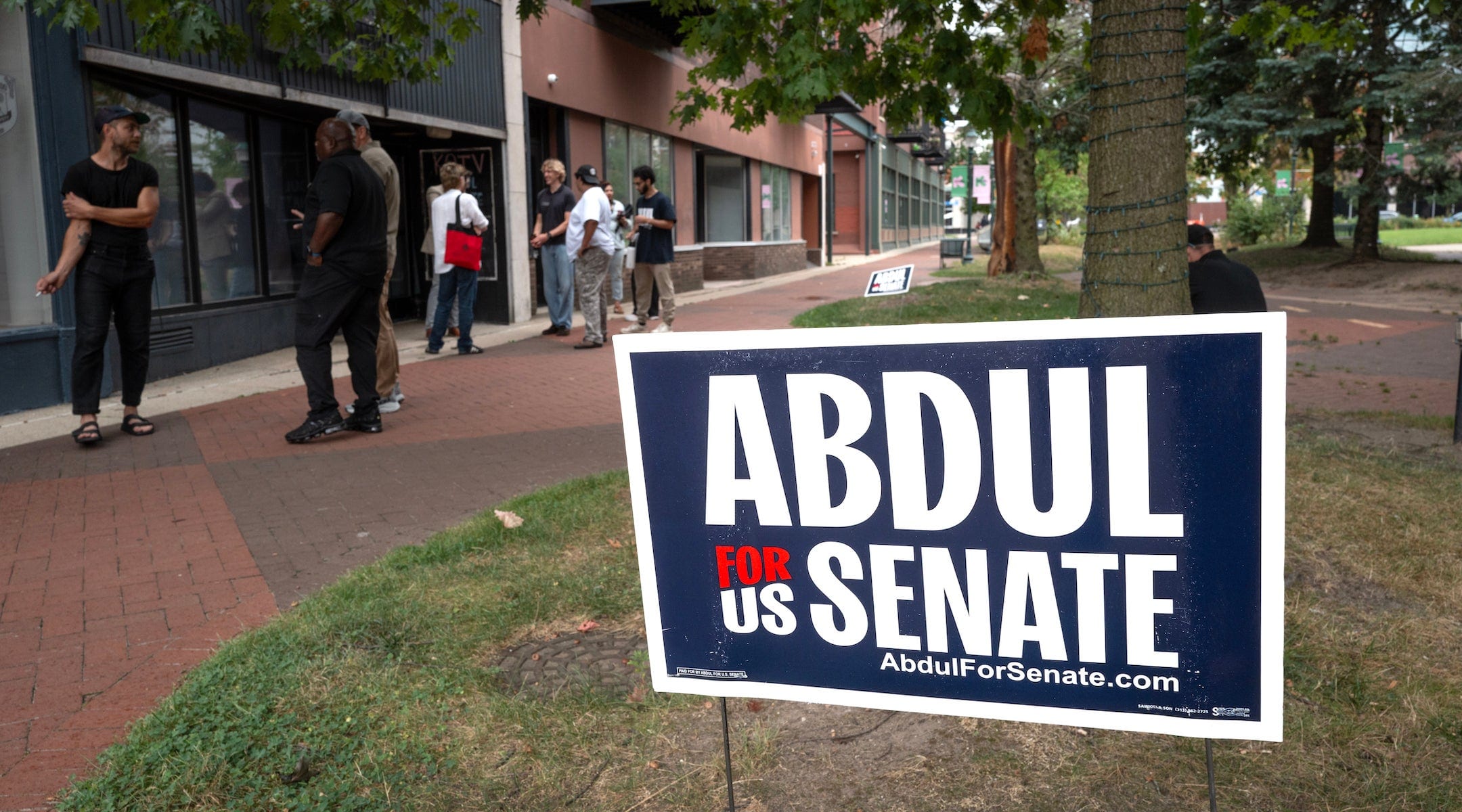 Lawn signs for Abdul, door knocking for Haley: Michigan Jews split in Senate Democratic primary