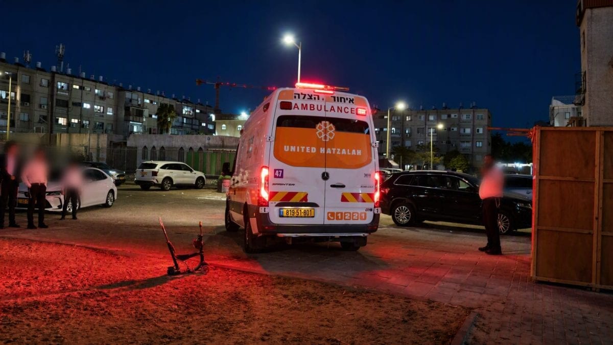 אסון באשדוד: בן שנתיים נפל מגובה רב, מצבו בינוני