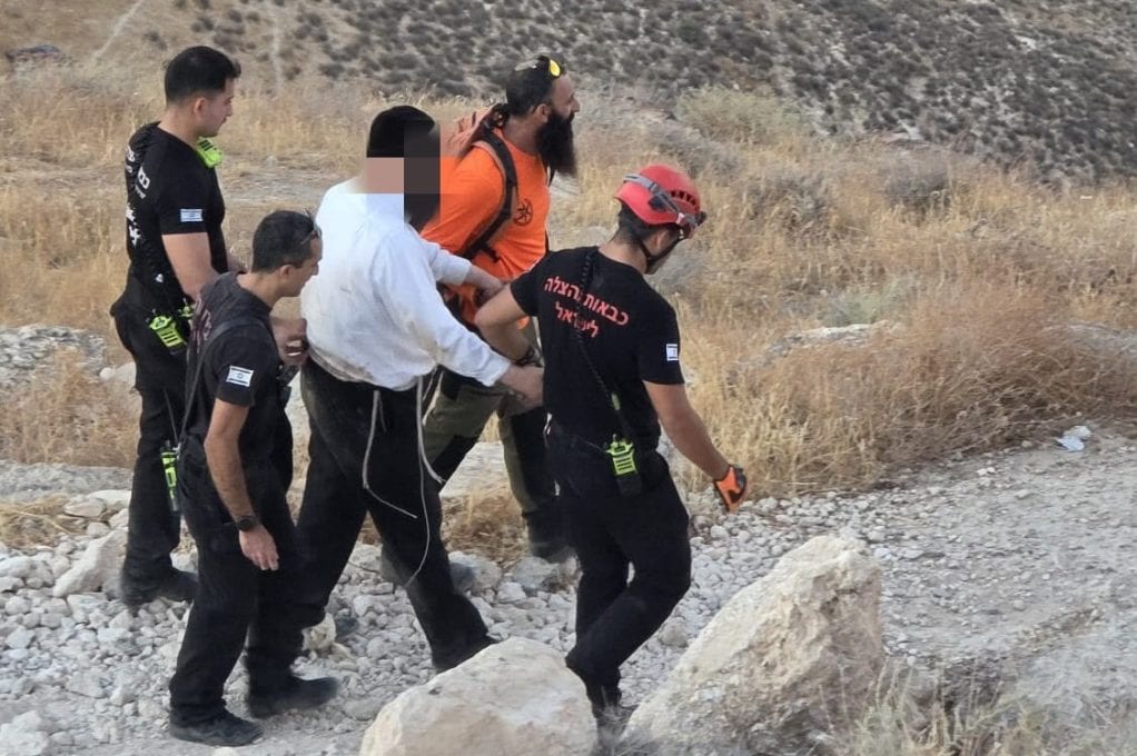 נפצע בנחל פרת - ונזקק לחילוץ מיוחד