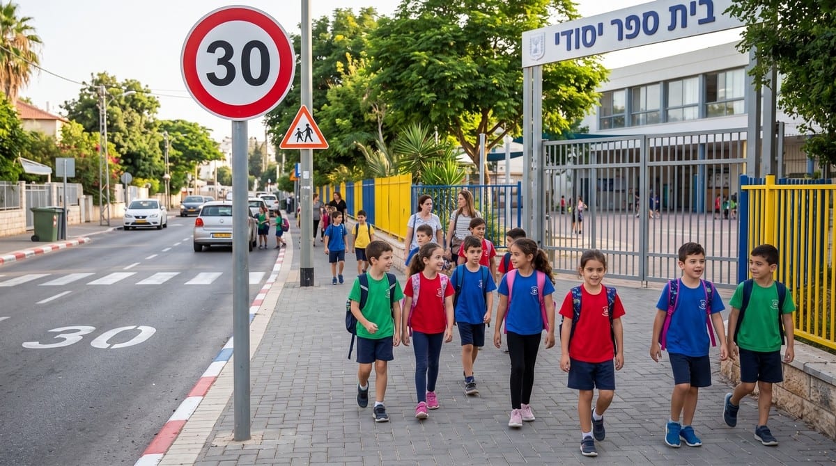 לוד תשקיע כמיליון שקל בהגבלת המהירות ליד בתי ספר וגנים ל – 30 קמ״ש