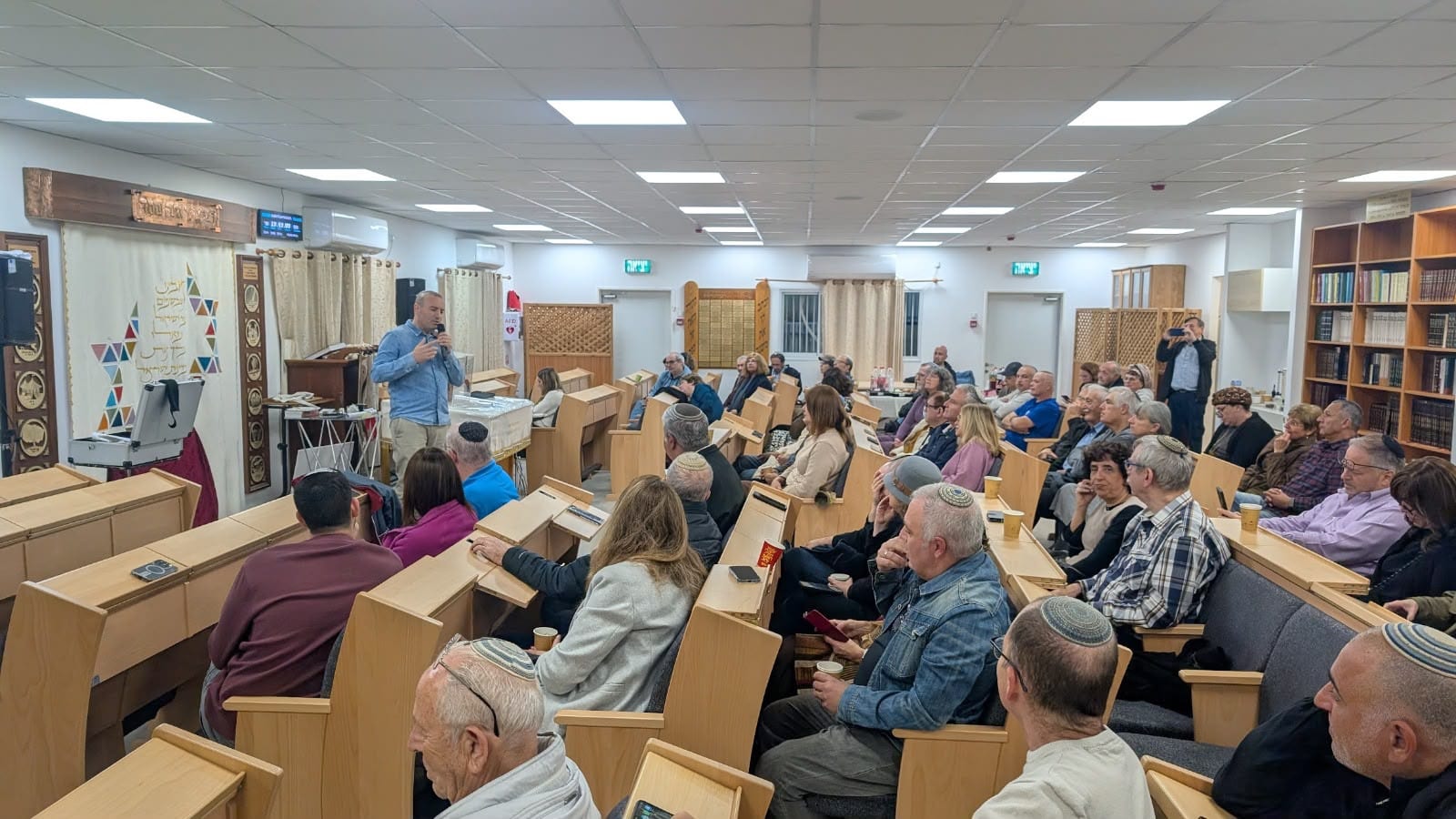 31 שנים לרצח רבין: עצרת זיכרון בבית הכנסת "אוהל יצחק" ברחובות