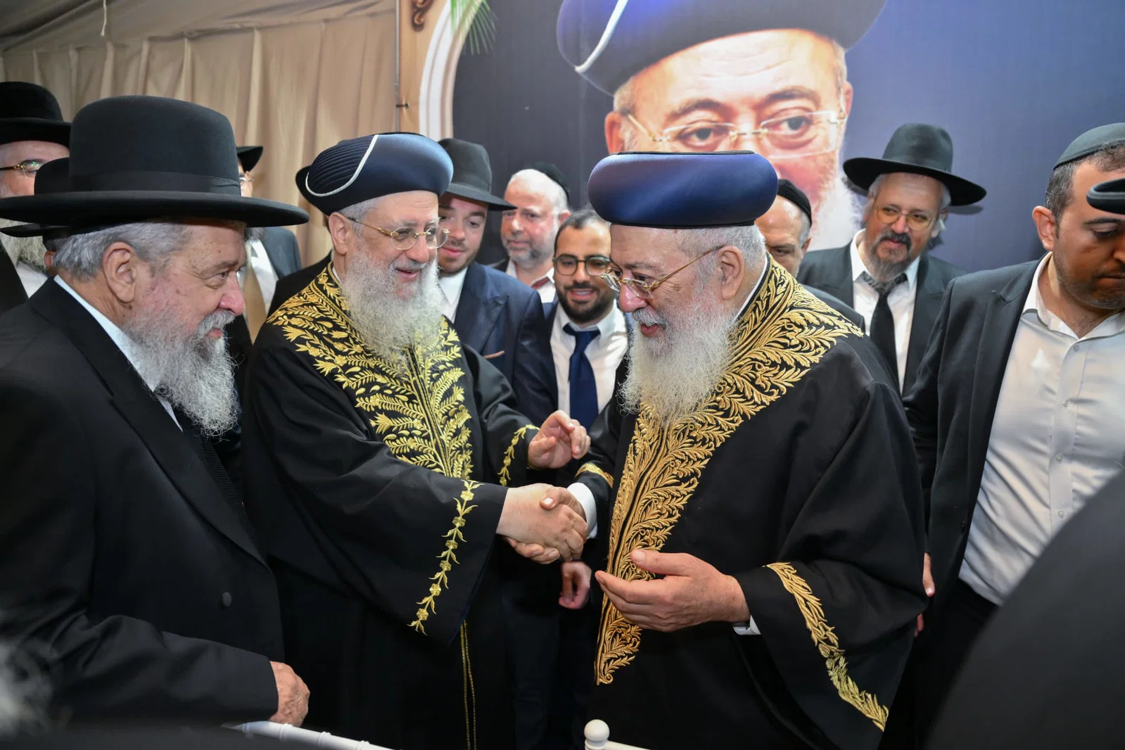 תיעוד מיוחד: המונים במעמד הקבלת פני רבו אצל הראש"ל הגרש"מ עמאר