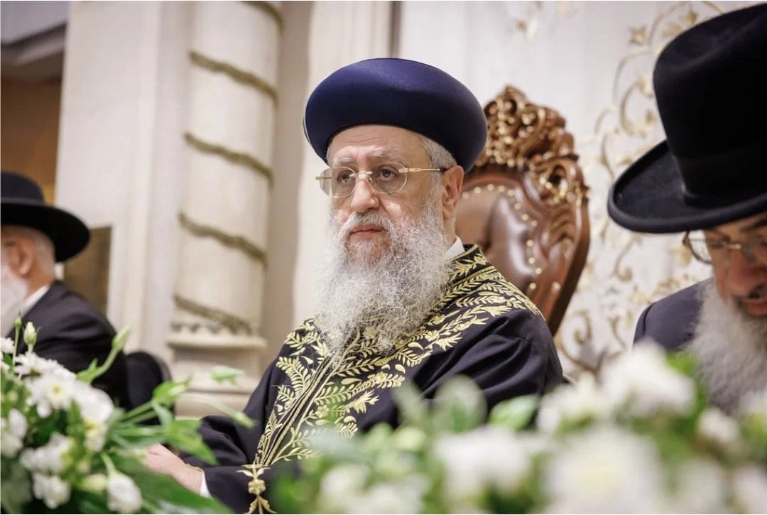מאות רבנים ודיינים במעמד 'הקבלת פני רבו' אצל הראש"ל הגר"ד יוסף | תיעוד