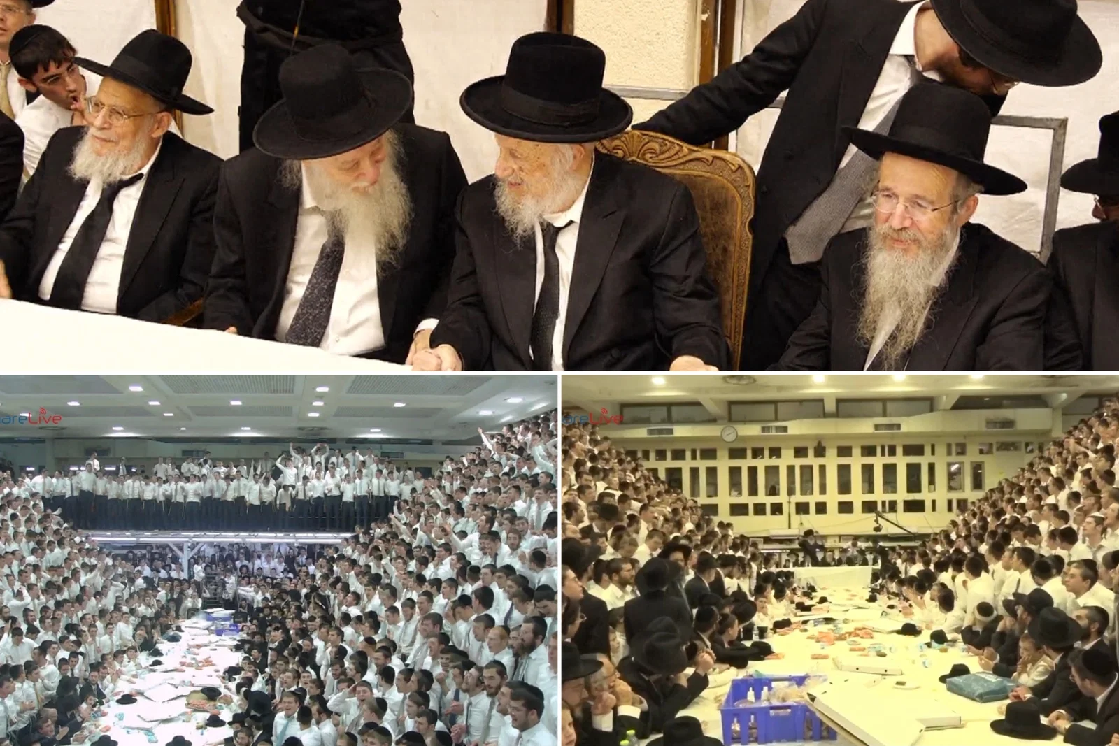 מוצאי שמחת תורה: מעמד הקפות שניות האדיר בישיבת פוניבז' • צפו בשידור חי